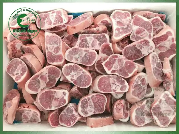 Khoanh Bắp Heo Đông Lạnh Giá Sỉ - Cắt Sẵn Đều Tăm Tắp Cho Quán Bún, Hủ Tiếu - Ảnh 2