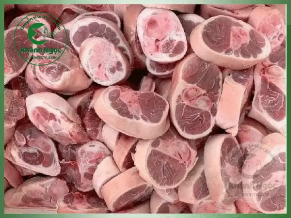 Khoanh Bắp Heo Đông Lạnh Giá Sỉ - Cắt Sẵn Đều Tăm Tắp Cho Quán Bún, Hủ Tiếu