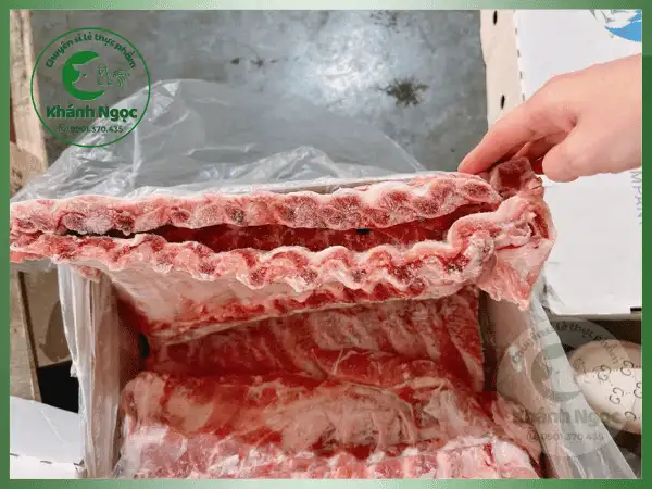 Sườn Bẹ Heo Đông Lạnh Giá Sỉ - Dày Thịt, Tiêu Chuẩn Cho Quán Cơm Tấm, Suất Ăn CN - Ảnh 3