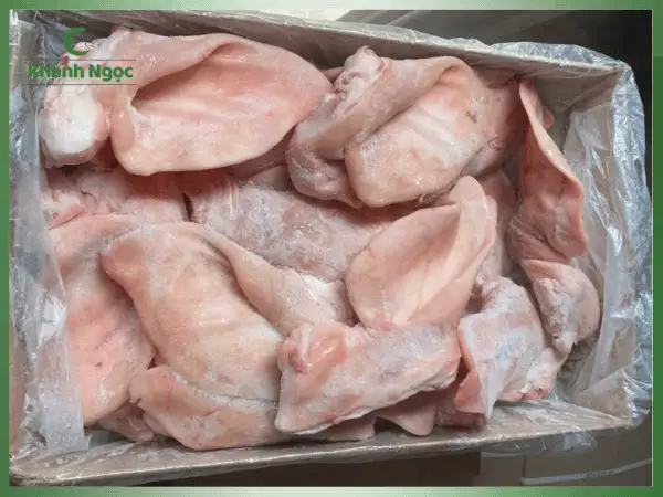 Tai Heo Đông Lạnh Giá Sỉ - Làm Sạch Sẵn, Giòn Sần Sật Cho Quán Nhậu, Cơ Sở Giò Chả - Ảnh 3